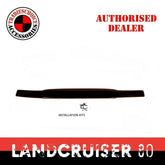 TRADIESCHOICE Bonnet Protector for Toyota Landcruiser 80 Series Cruiser | Tinted Black Guard for Style and Protection